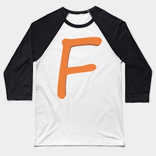 Letter F Baseball T-Shirt